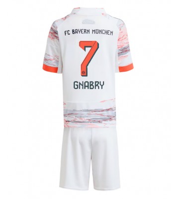 Bayern Munich Serge Gnabry #7 Udebanetrøje Børn 2025-26 Kortærmet (+ Korte bukser)